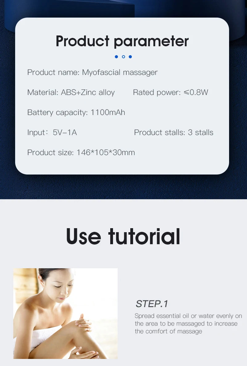 Electric Muscle Scraping and Gua Sha Massager Tool