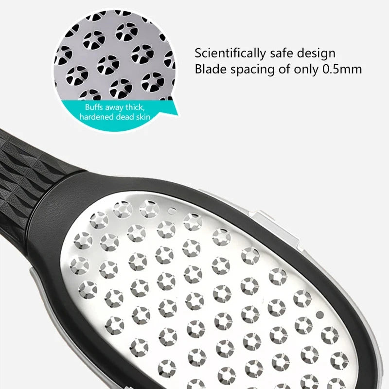 Professional Stainless Steel Foot File for Cracked Heels and Calluses - 2