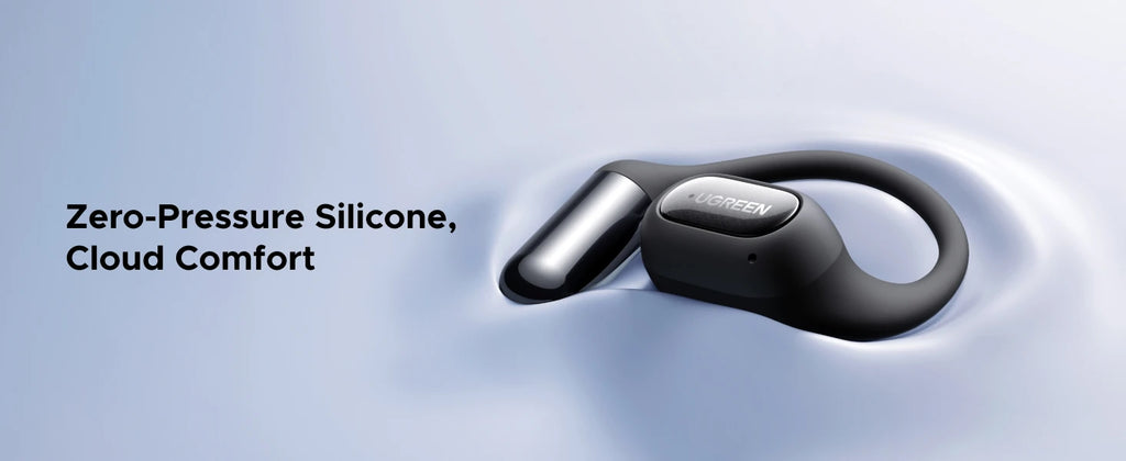 Open-Ear Bluetooth Wireless Sport Earbuds with Ear-Hooks