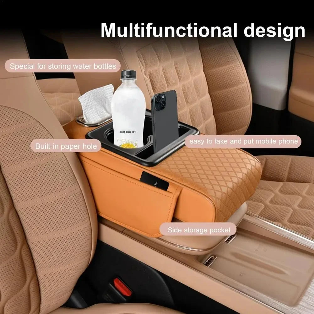 Universal Car Center Console Organizer and Armrest Cushion - 12