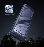 Dual Protocol M.2 NVMe and SATA SSD External Enclosure 20Gbps