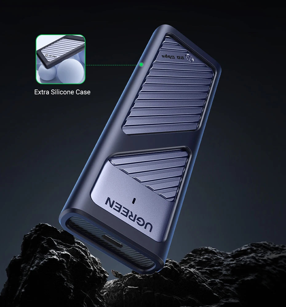 20Gbps M.2 NVMe and SATA SSD Dual Protocol External Enclosure