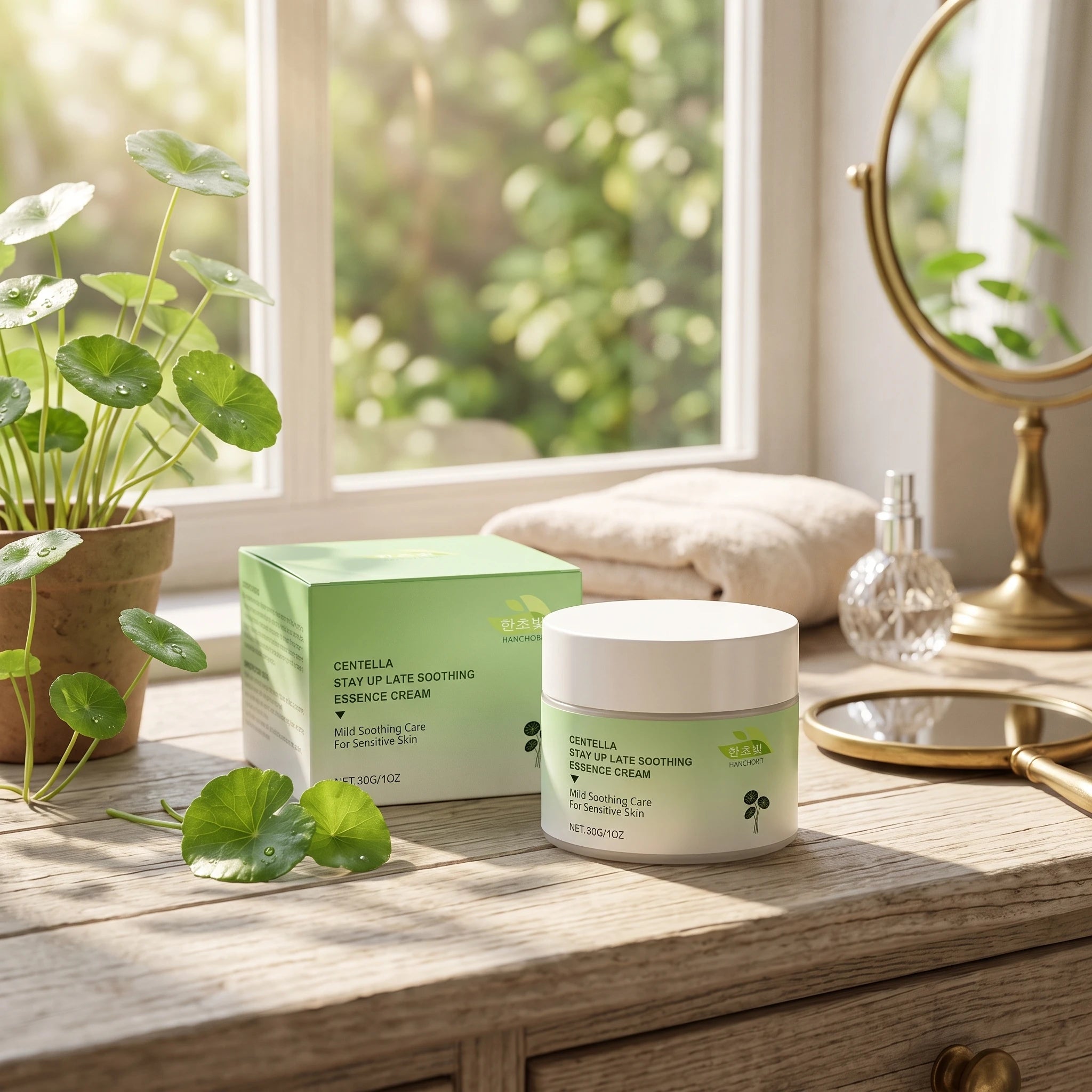 Centella Asiatica Soothing Facial Cream for Redness and Repair - 1