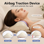 4-in-1 Electric Neck Massager Pillow with Traction and Heat