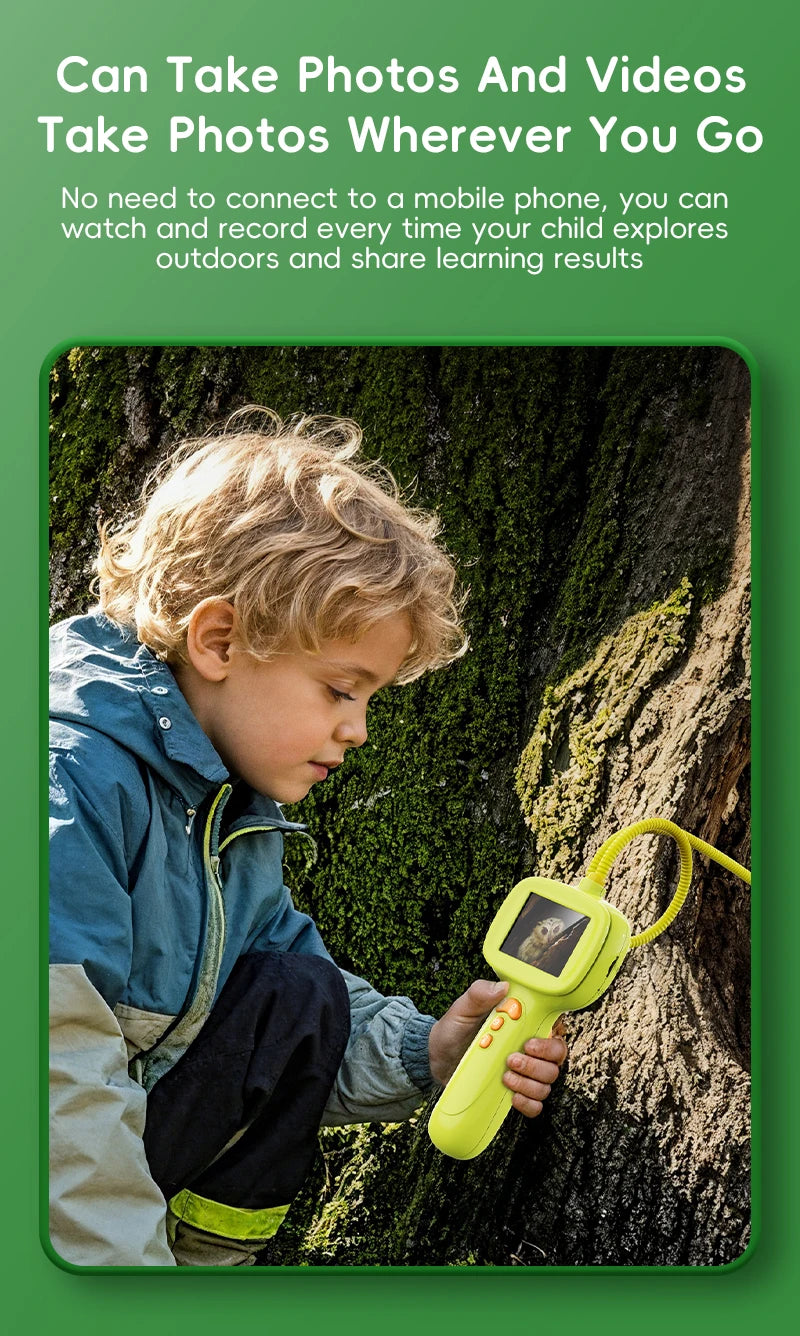 HD Digital Inspection Camera for Kids Nature Exploration