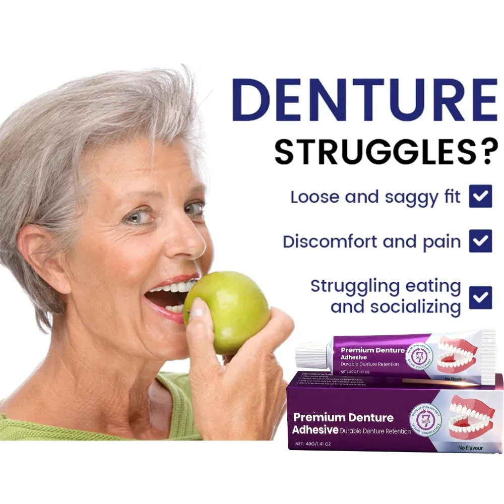Thermoplastic Denture Adhesive for Secure Long-Lasting Fit