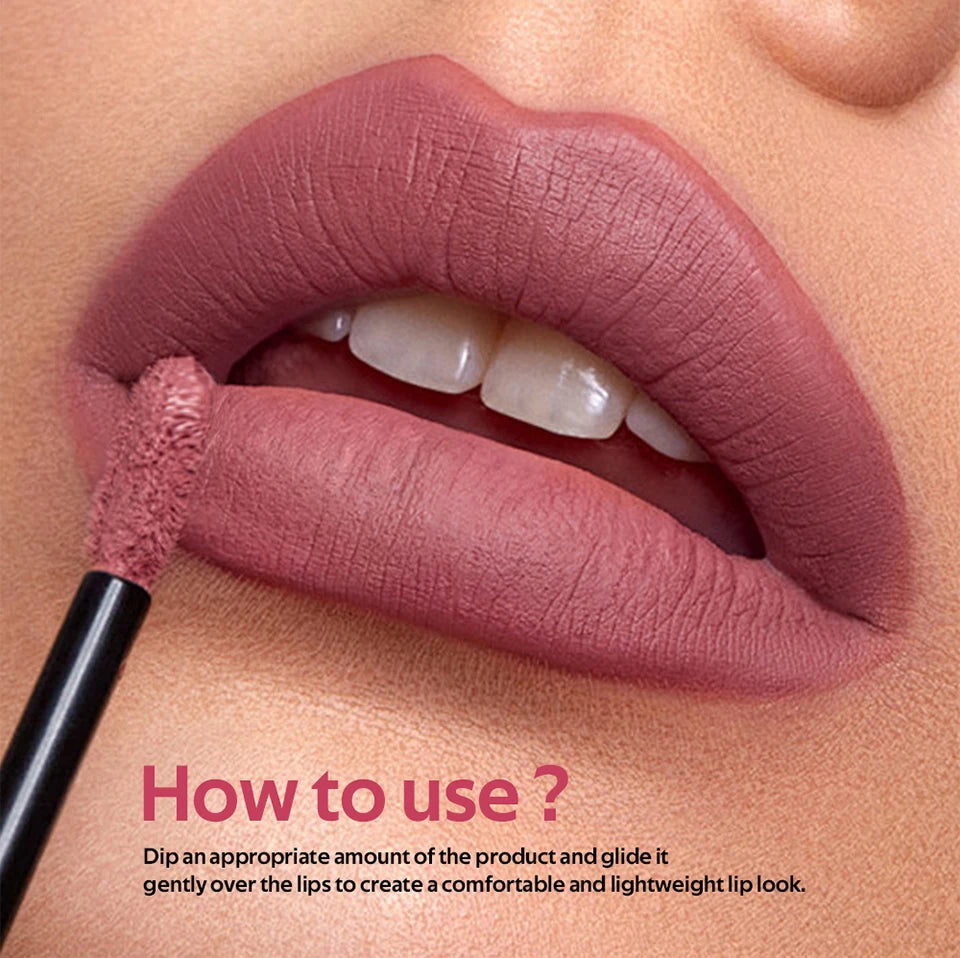 Waterproof Long-Lasting Matte Teddy Lip Tint
