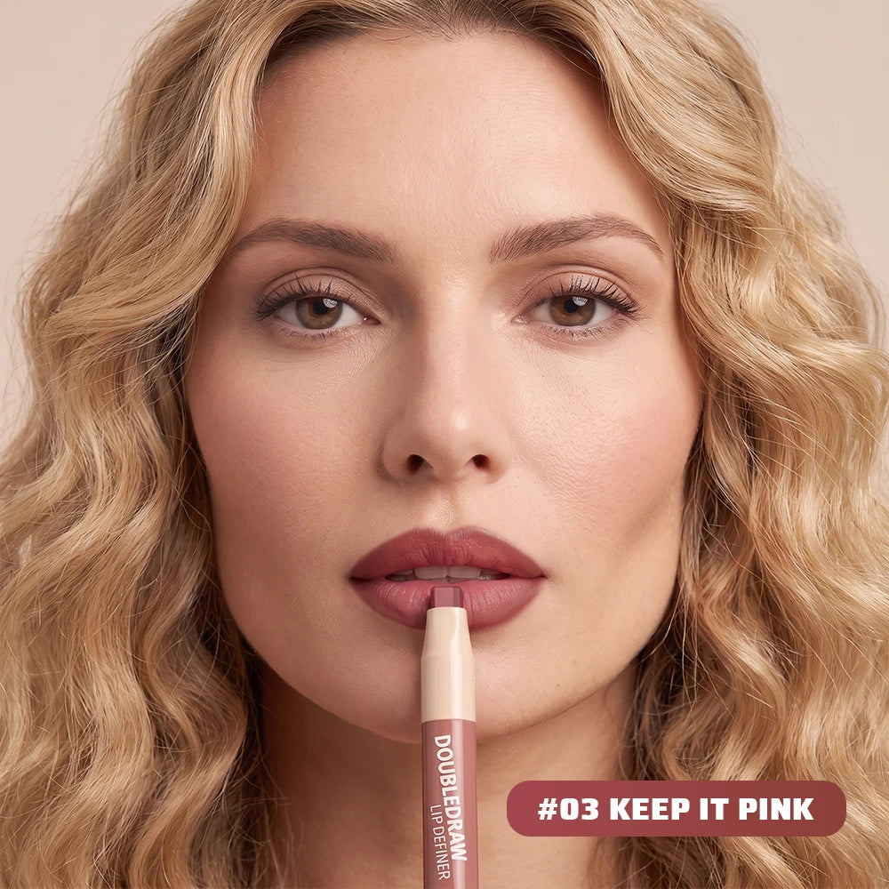 2-in-1 Dual Ended Lip Contour Liner and Hydrating Matte Gloss - 11
