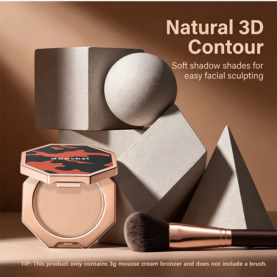 Cream Mousse Bronzer for Face Sculpting and Contouring