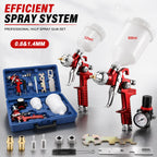 Professional HVLP Gravity Feed Spray Gun Kit for Painting