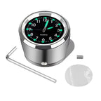 Aluminum Quartz Handlebar Clock for 22mm-25mm Motorcycle Scooter Bike