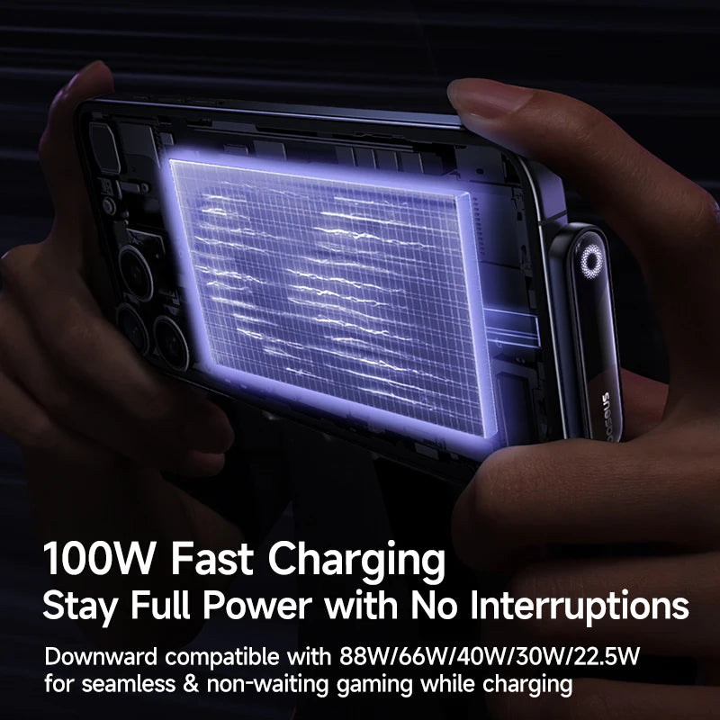 100W USB-C Right Angle Fast Charging Cable for Gaming