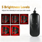 7-Color LED Silicone Facial Light Therapy Mask