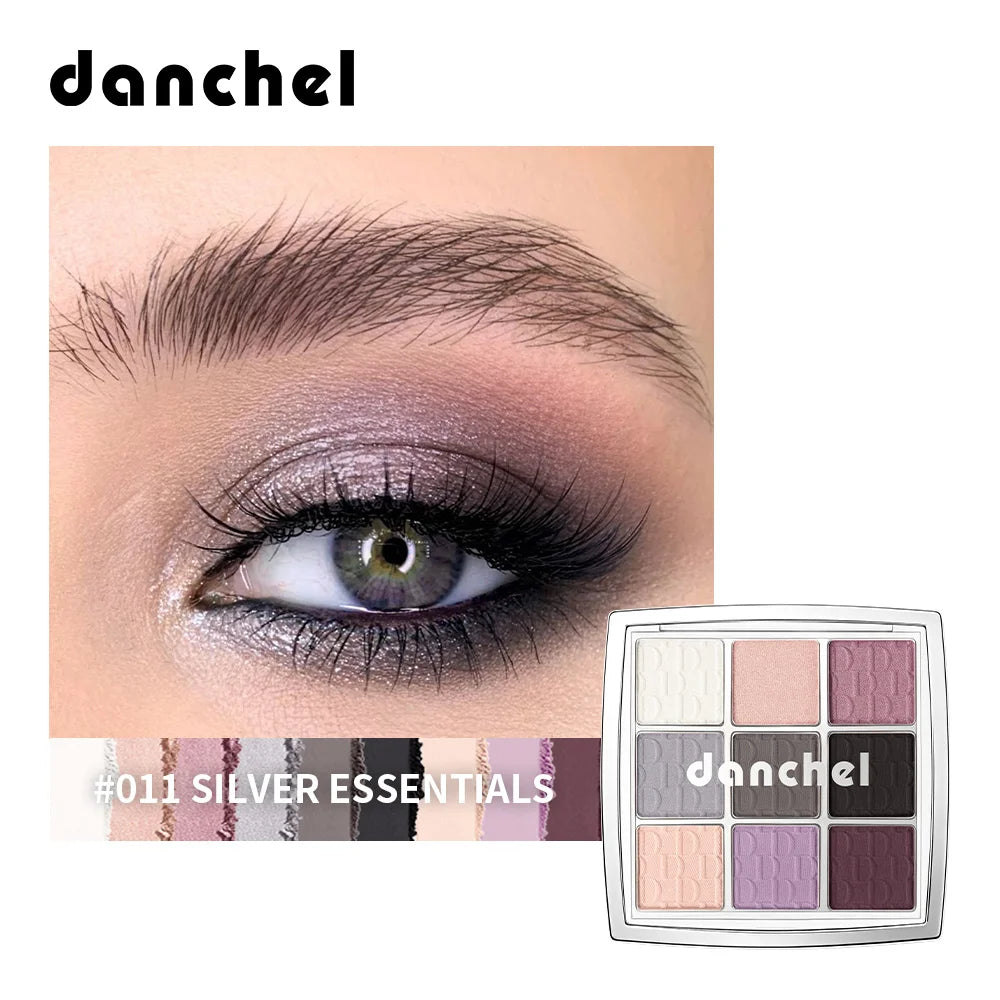 9-Color Professional Matte and Shimmer Eyeshadow Palette - 25