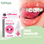 Professional DIY Tooth Gem Kit with UV Light