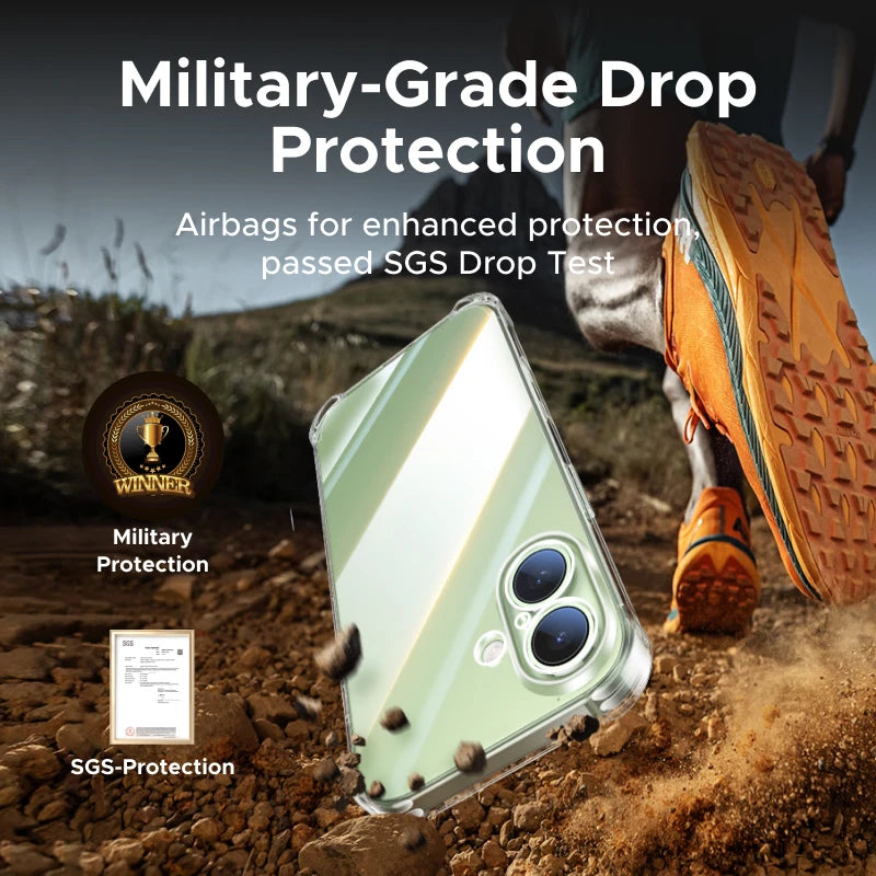 Shockproof Transparent Protective Case for iPhone Series - 3