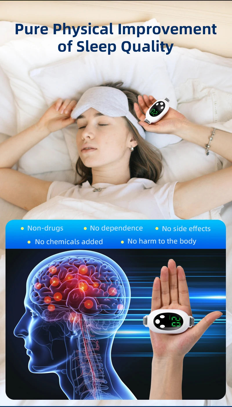 Microcurrent Handheld Sleep Aid Device for Stress and Anxiety Relief - 10