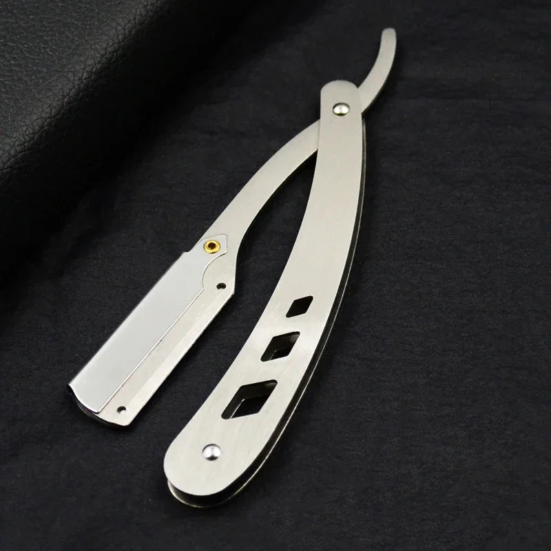Professional Straight Edge Folding Barber Razor for Hair Shaving