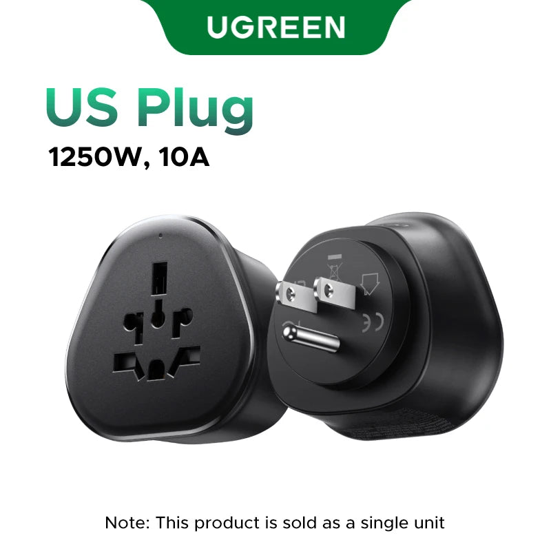 Universal International Travel Power Adapter for Worldwide Use