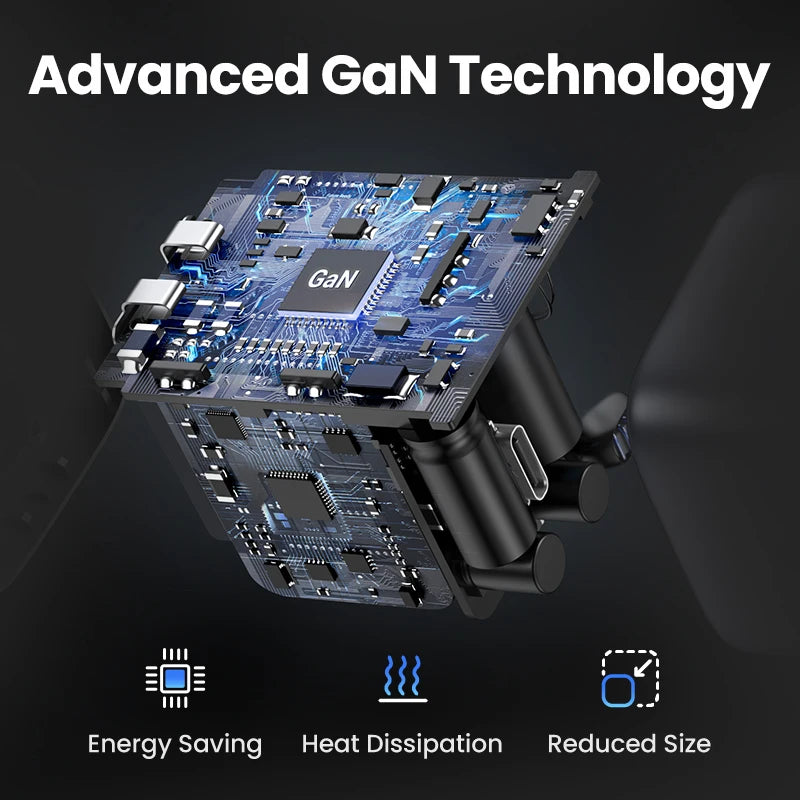 30W GaN Fast USB-C Wall Charger for Smartphones