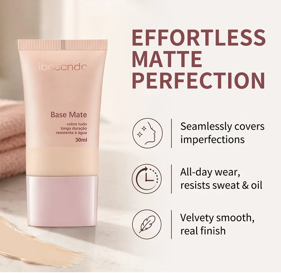 Long-Lasting Waterproof Matte Liquid Foundation - 10