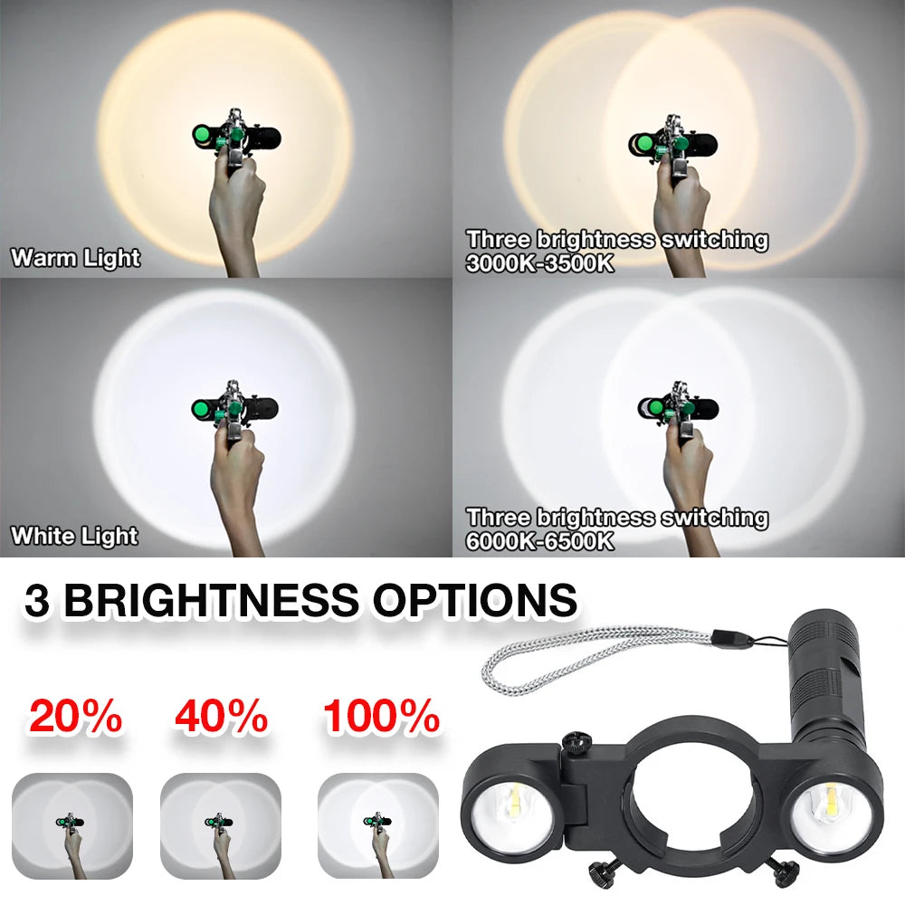 Rechargeable LED Spray Gun Light for Automotive Painting - 5