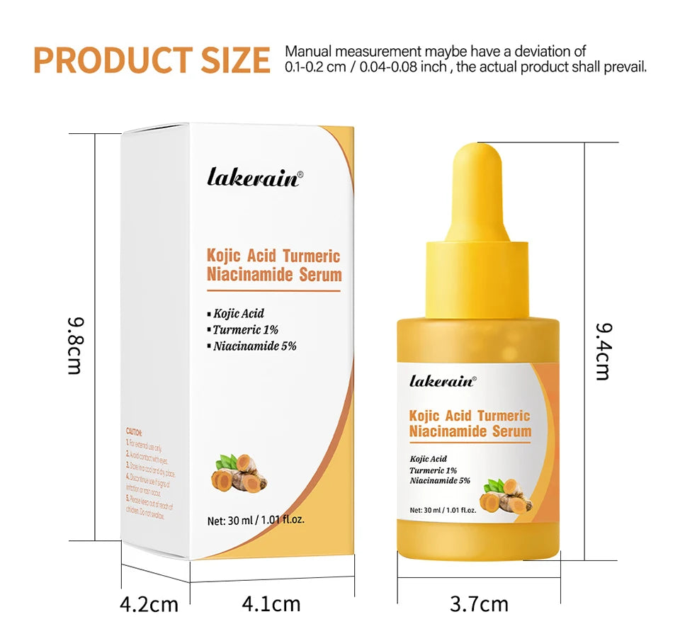 Brightening Kojic Acid and Turmeric Facial Serum - 17