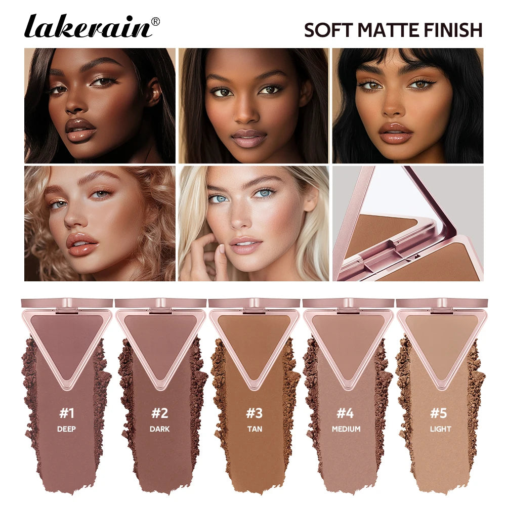 Matte Bronzer Contour Powder for Face Sculpting
