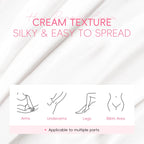 Painless Gentle Hair Removal Cream for Sensitive Body Areas