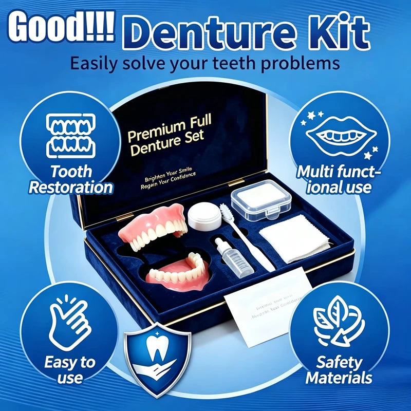 Cosmetic Denture Kit for Realistic Smile Restoration
