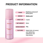 Long-Lasting Matte Finish Makeup Setting Spray