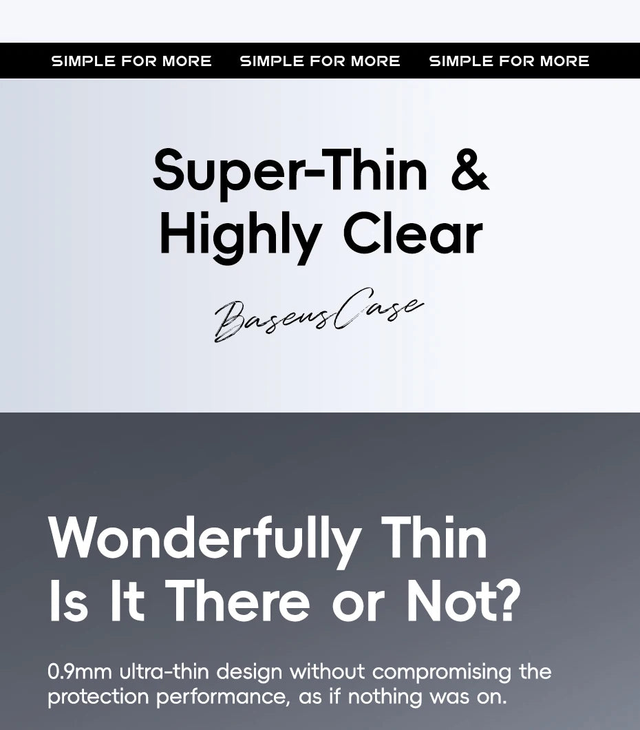 Clear Corning Glass Protective Case for iPhone 16 and 17 Pro Max