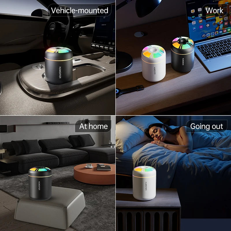 Ultrasonic Portable Mini USB Air Humidifier with RGB LED Light