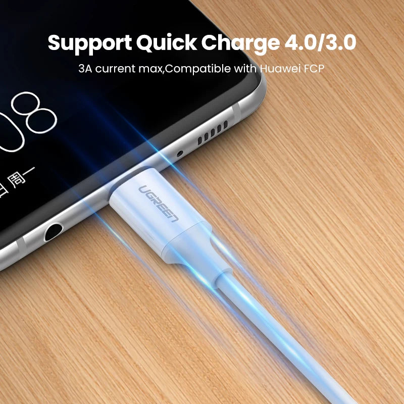 60W USB-C to USB-C Fast Charging Data Cable - 3