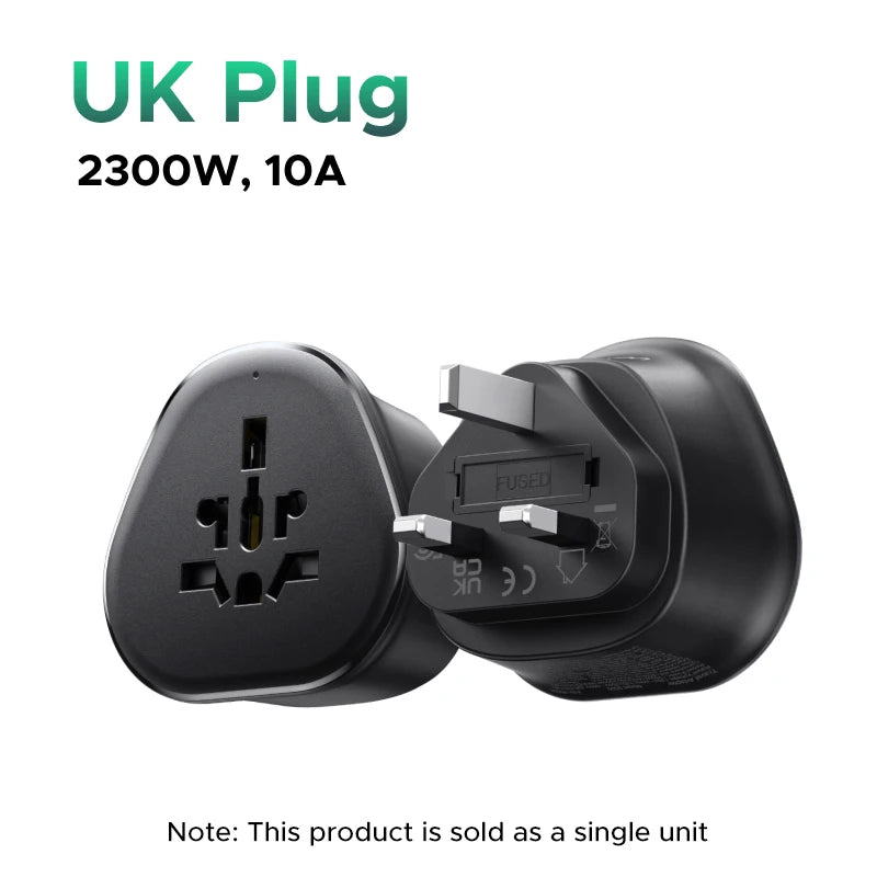 Universal International Travel Power Adapter for Worldwide Use - 25
