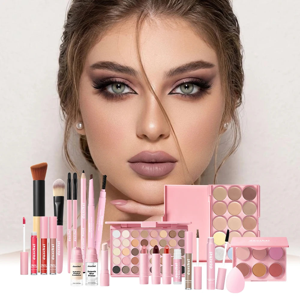 Complete Professional Full Face Makeup Cosmetic Kit