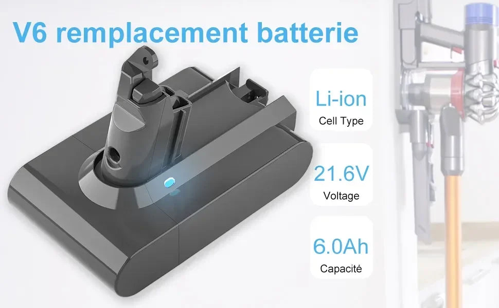 Replacement Lithium-Ion Battery for Cordless Vacuum Cleaners - 9