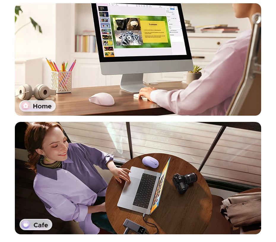 Dual-Mode Bluetooth and 2.4G Wireless Ergonomic Mouse - 17