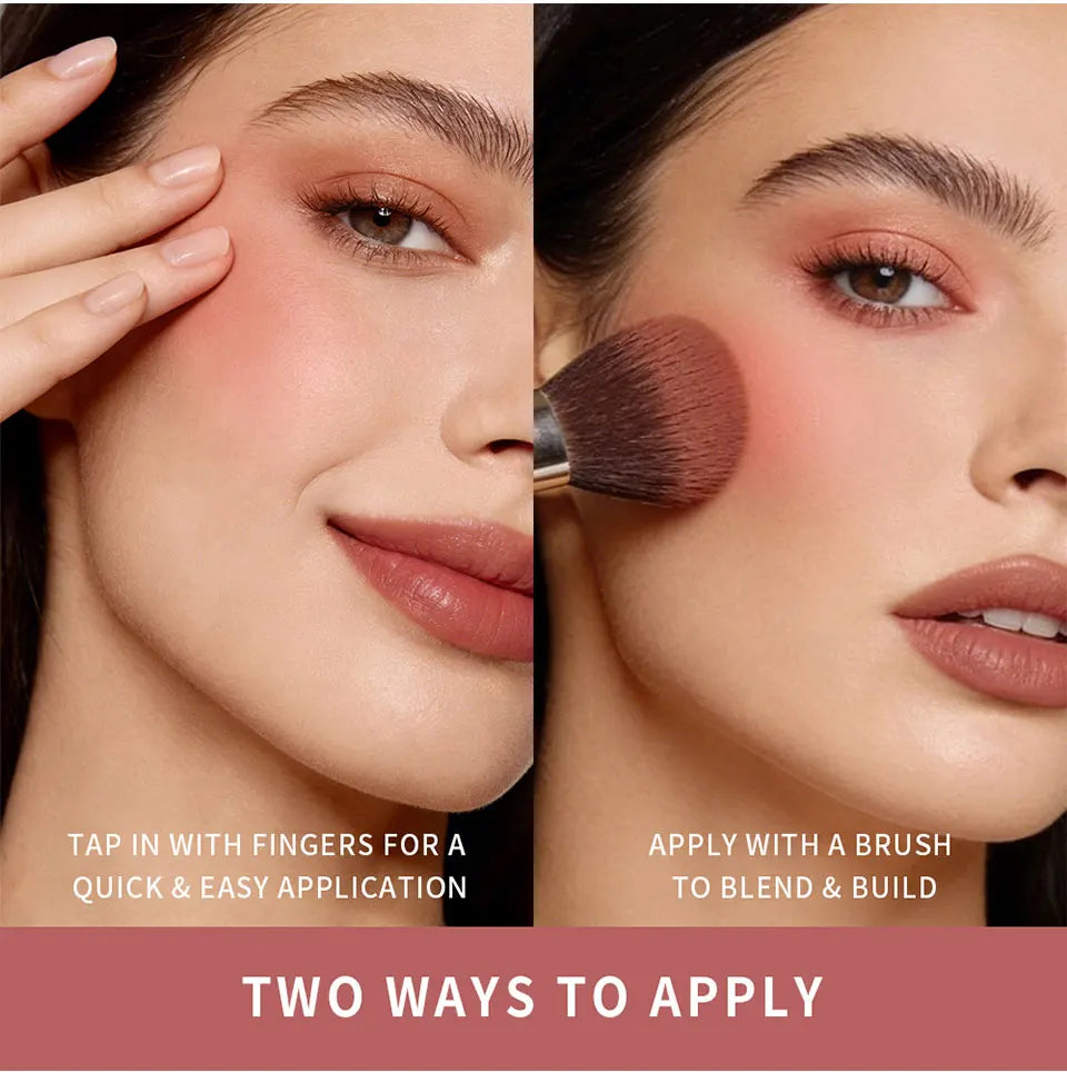 Matte Cream-to-Powder Bouncy Blush for Natural Flush - 16