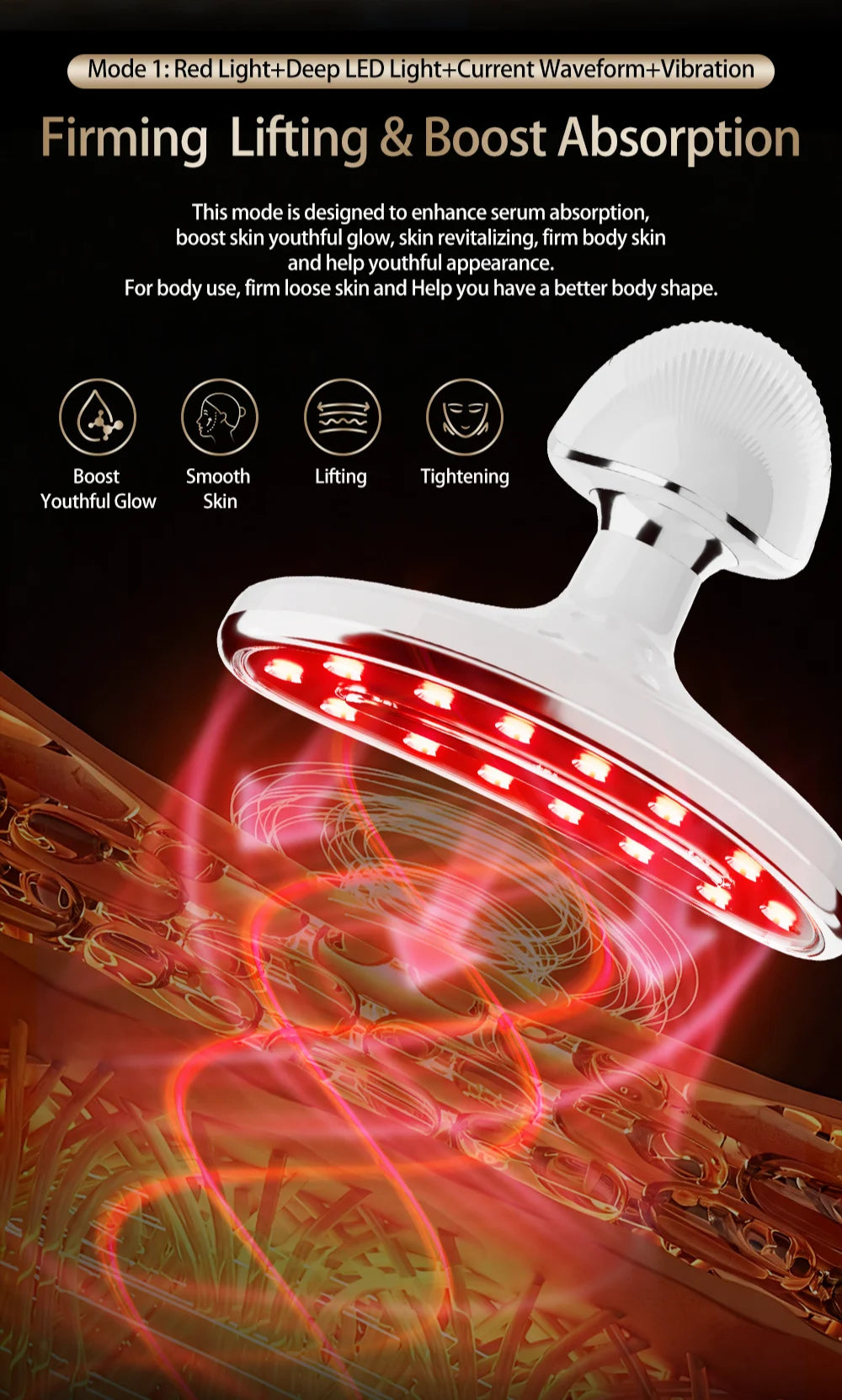 LED Facial and Body Sculpting Beauty Device - 12