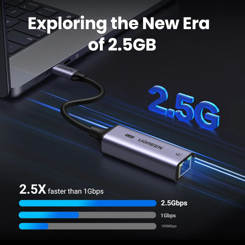 2.5Gbps USB to Ethernet Network Adapter