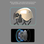 Bluetooth 5.3 Motorcycle Helmet Headset Waterproof Hands-Free Earphone