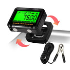 Digital Inductive Engine Tachometer and Hour Meter with Backlit LCD