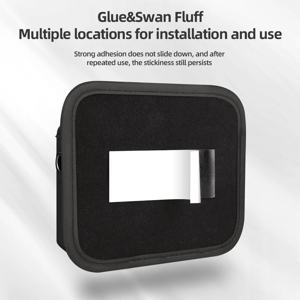 Adhesive Car Seat Side Storage Pocket for Phone and Accessories - 8