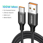 100W USB-C Super Fast Charging Cable for Huawei and Honor