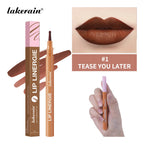 Dual-Sided Long-Lasting Waterproof Lip Stain and Liner Pen