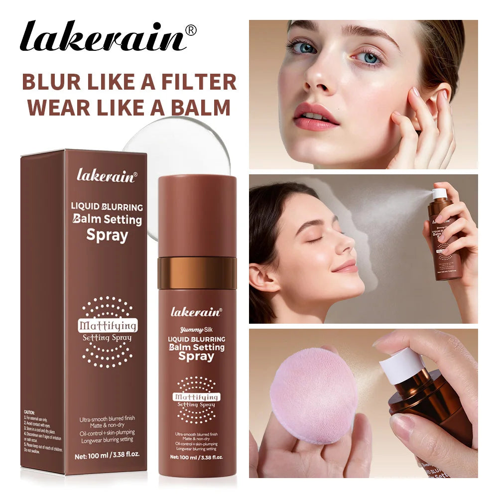 Liquid Blurring Balm Setting Spray for Long-Lasting Matte Makeup - 20
