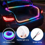 12V 4 Meter RGB LED Trunk Ambient Light Strip with App Control