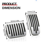 Aluminum Alloy Accelerator and Brake Pedal Covers for Tesla Model 3 2024