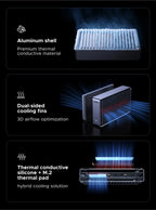 40Gbps USB4 NVMe SSD Enclosure for Thunderbolt and High-Speed Data